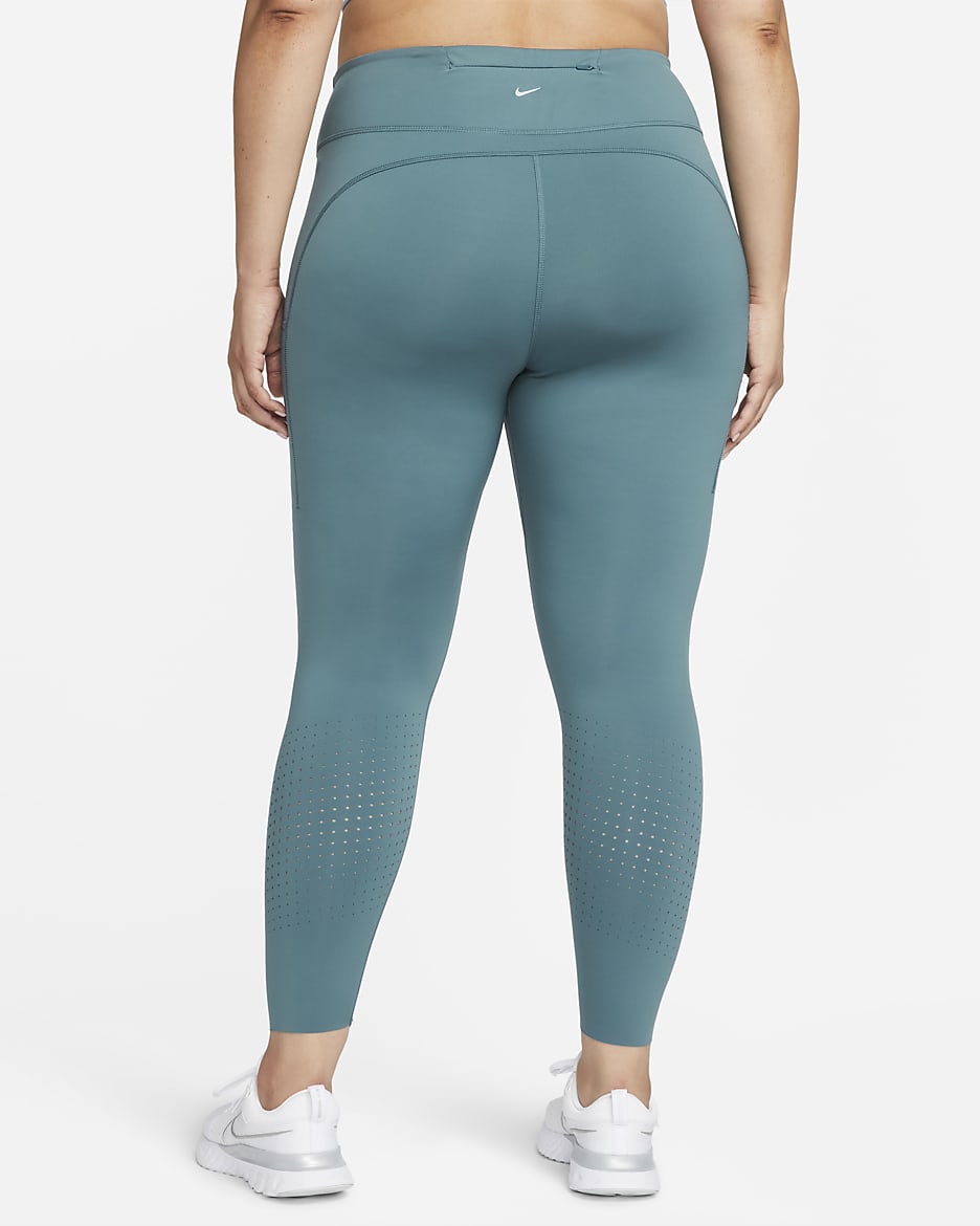 Nike Epic Luxe Women s Mid Rise Pocket Running Leggings Plus Size